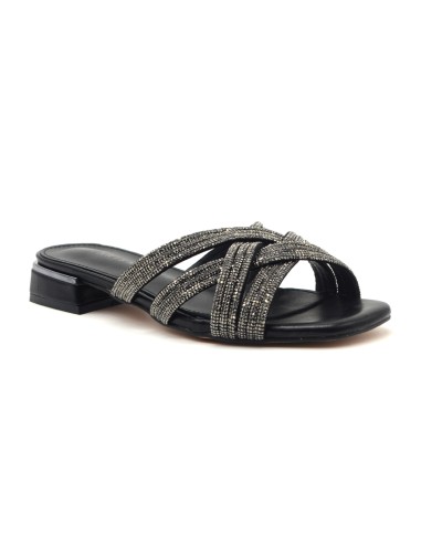 Kharisma sandalo a ciabatta con strass